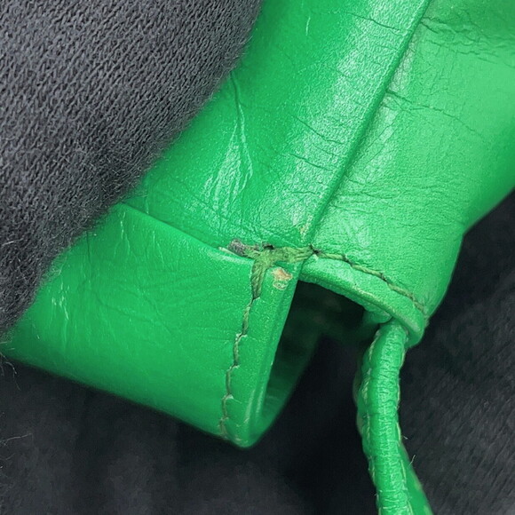 Bottega Veneta Candy Cassette Shoulder Bag, Calf Leather, 667048, Green, Hand...